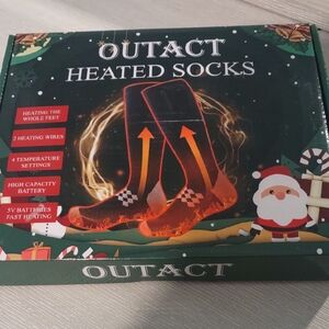 Heated Socks - Black New! Battery Included